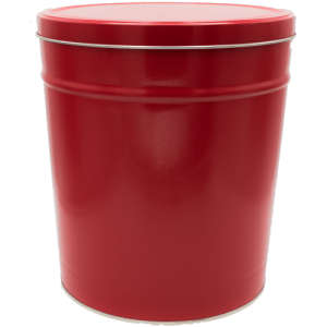 Red Designer Tin - 3.5 Gallon