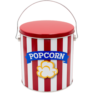Blue Ribbon Popcorn Tin - 1 Gallon