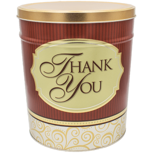 Golden Thank You Tin - 3.5 Gallon