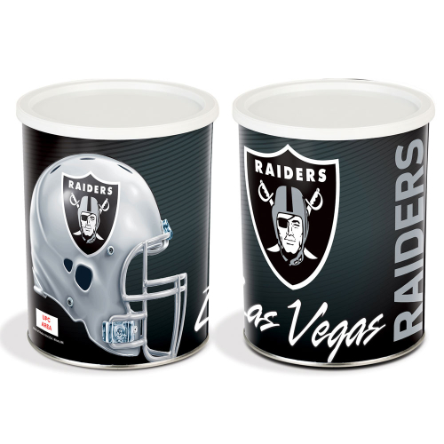 Las Vegas Raiders 1 Gallon Tin - What's Poppin