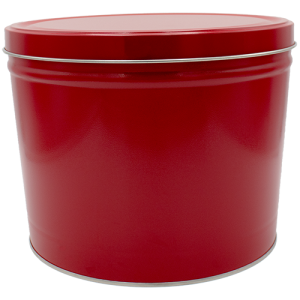Red Designer Tin - 2 Gallon